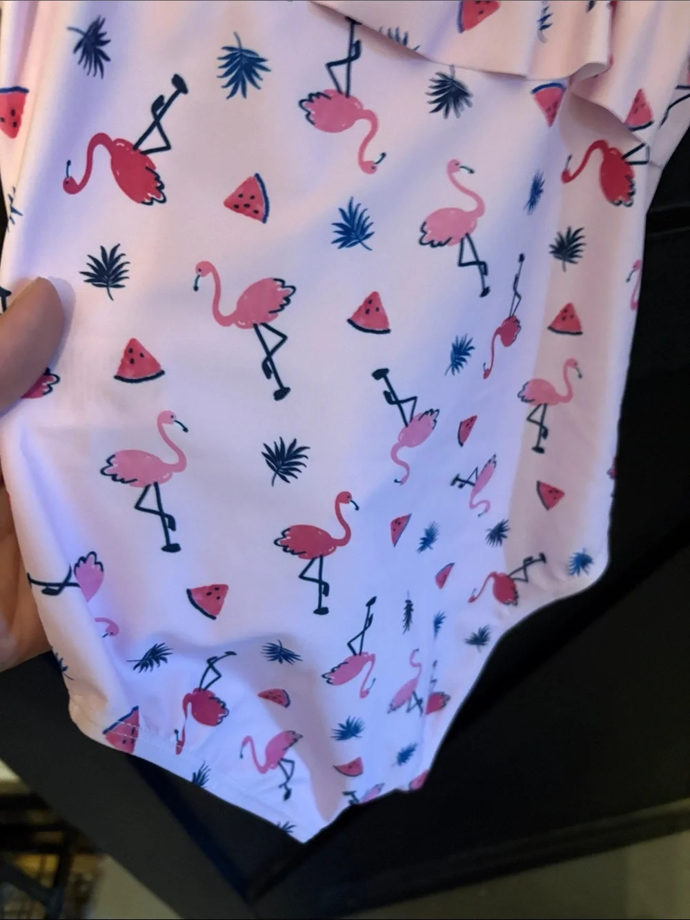 Andy & Evan Pink Flamingo One-Piece Swimsuit